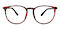 Utica Tortoise Round TR90 Eyeglasses