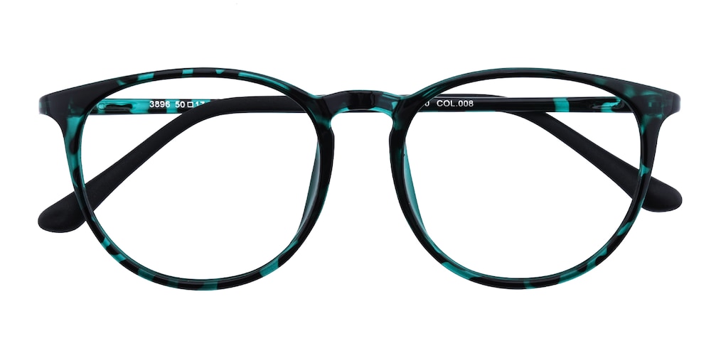 Utica Green Round TR90 Eyeglasses