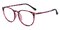 Utica Purple Round TR90 Eyeglasses