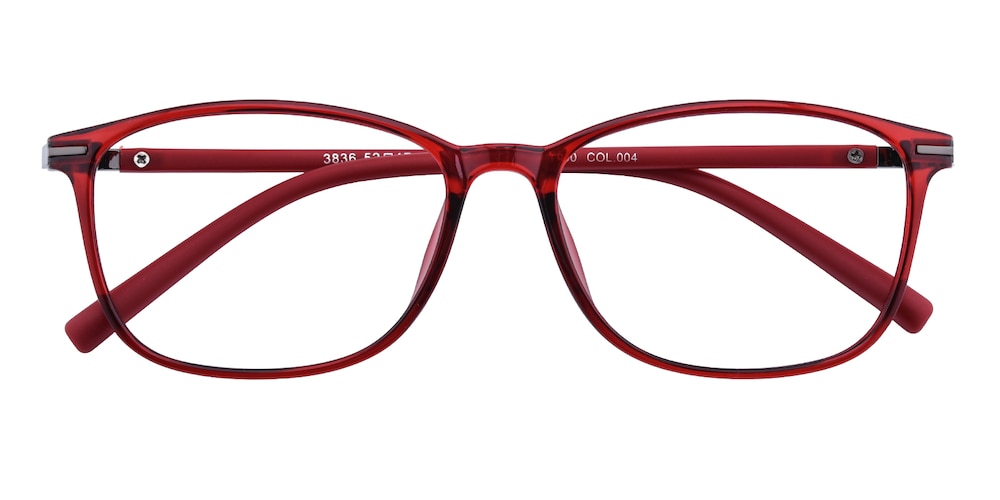 Watertown Red Rectangle TR90 Eyeglasses