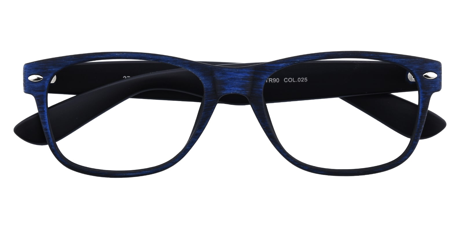 Rectangle Eyeglasses, Full Frame Blue TR90 - FP1808