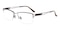 Findlay Brown Rectangle Titanium Eyeglasses