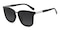 Road Black Square TR90 Sunglasses