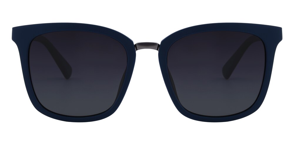 Road Matte Blue Square TR90 Sunglasses