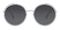Creek Gray Round Plastic Sunglasses