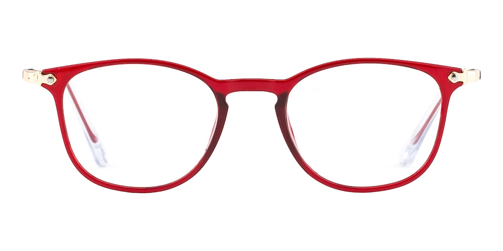 Durand Red Rectangle Ultem Eyeglasses
