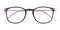 Durand Purple Rectangle Ultem Eyeglasses
