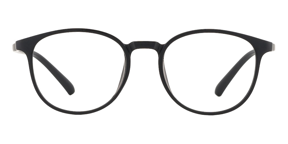 Averies Mblack Round TR90 Eyeglasses