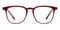 Tacab Red Square TR90 Eyeglasses