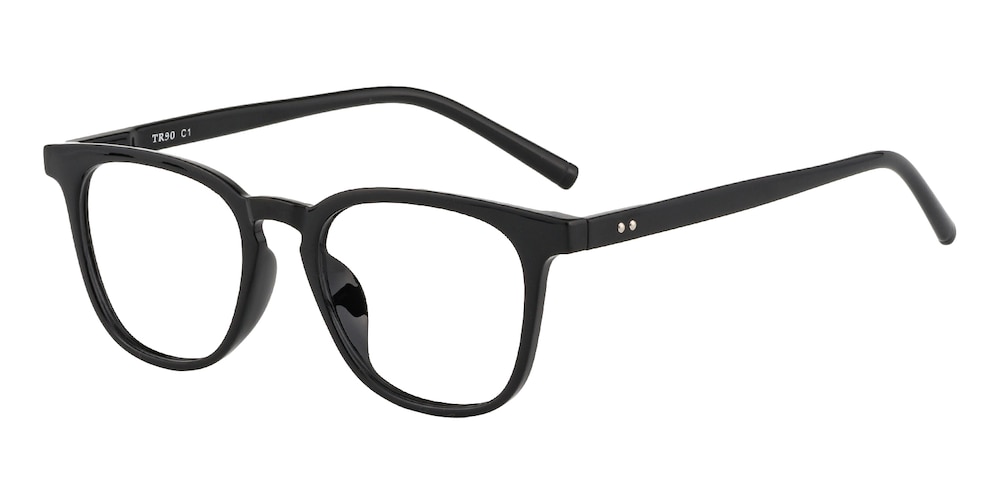 Tacab Black Square TR90 Eyeglasses