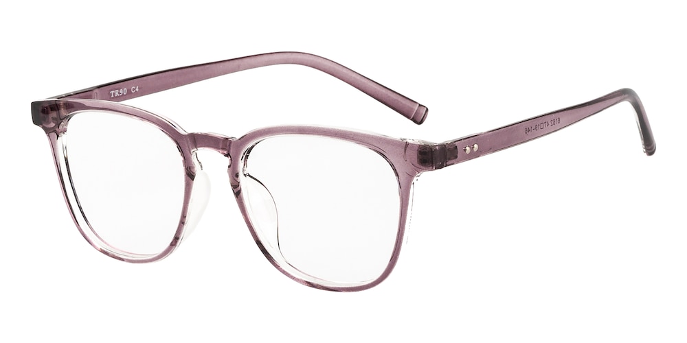 Tacab Purple Square TR90 Eyeglasses