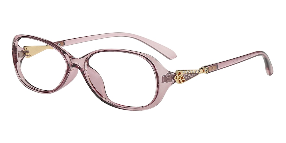 Dana Lavender Oval TR90 Eyeglasses