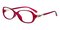 Dana Red Oval TR90 Eyeglasses