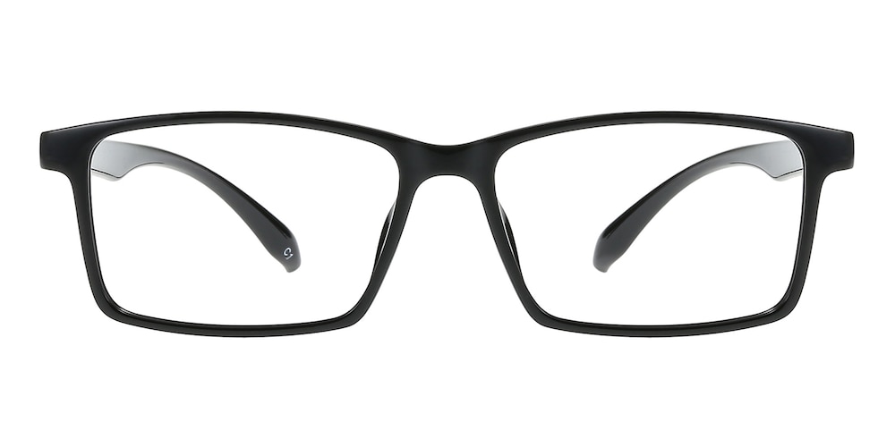Butler Black Rectangle TR90 Eyeglasses