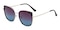 Wilker Black Cat Eye Plastic Sunglasses