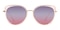 Wilker Pink Cat Eye Plastic Sunglasses
