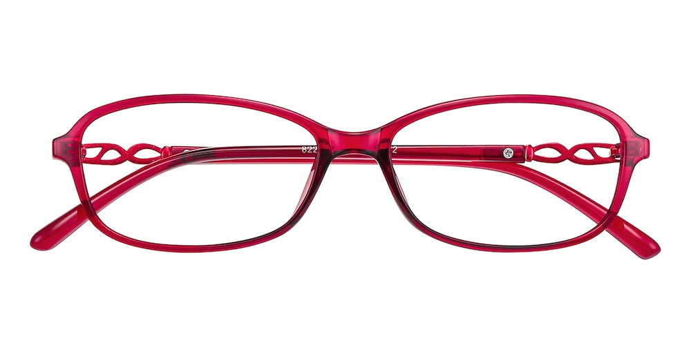 Persol Red Oval TR90 Eyeglasses