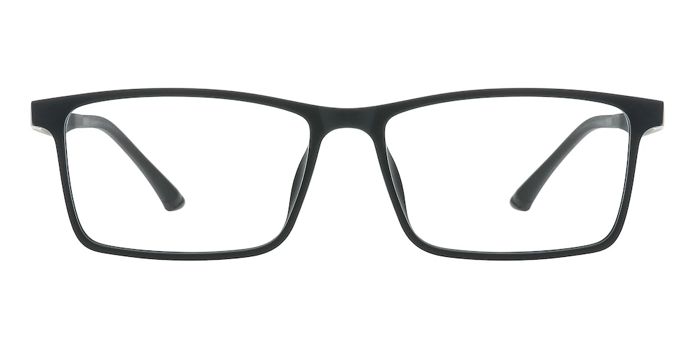 Latch Mblack Rectangle Ultem Eyeglasses