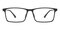 Latch Mblack/Gray Rectangle Ultem Eyeglasses