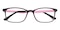 Arad Mblack/Pink Rectangle Ultem Eyeglasses