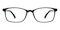 Arad Black Rectangle Ultem Eyeglasses