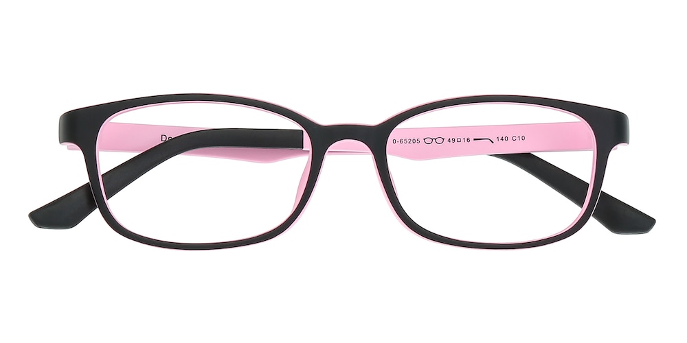 Jodian Mblack/Pink Oval Ultem Eyeglasses