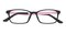 Defender Mblack/Pink Rectangle Ultem Eyeglasses