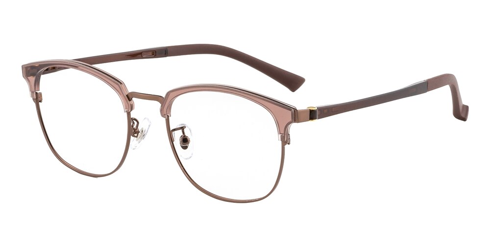 Stilwell Brown Classic Wayframe Ultem Eyeglasses