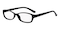 Stuart Black Oval TR90 Eyeglasses