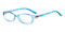 Tate Blue Oval TR90 Eyeglasses
