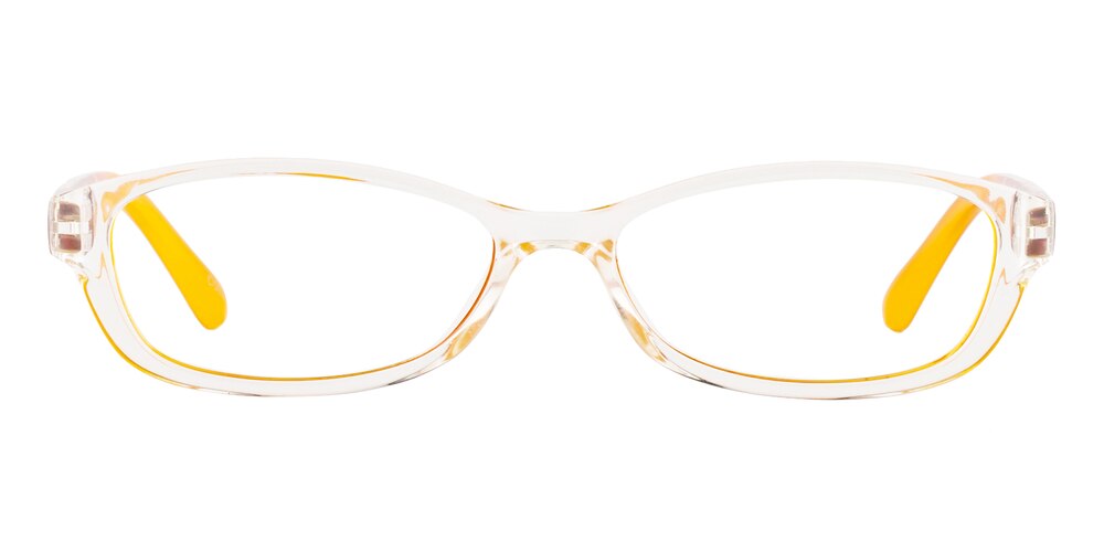 Tate Orange Oval TR90 Eyeglasses