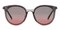 Southey Gray Round Plastic Sunglasses