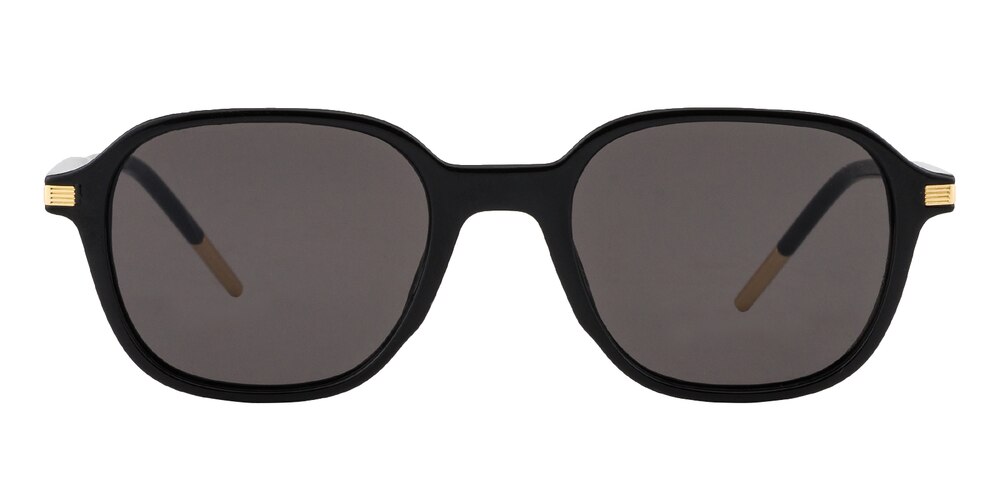 Sophy Black Classic Wayframe Plastic Sunglasses