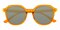 Smollett Orange Classic Wayframe Plastic Sunglasses