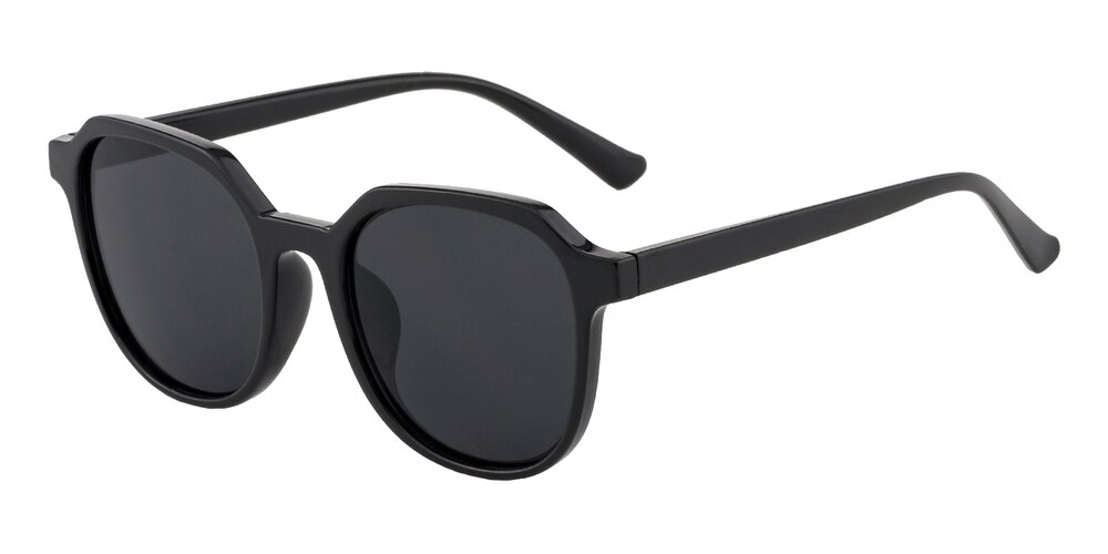Smollett Black Classic Wayframe Plastic Sunglasses