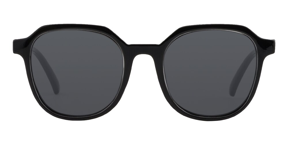 Smollett Black Classic Wayframe Plastic Sunglasses