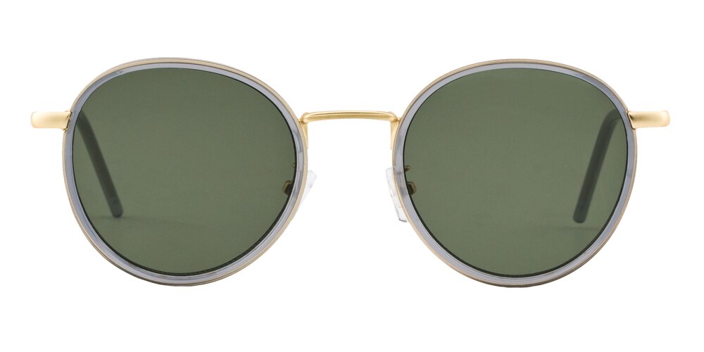 Smedley Gray Round Plastic Sunglasses