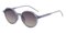 Sinclair Lavender Round Plastic Sunglasses