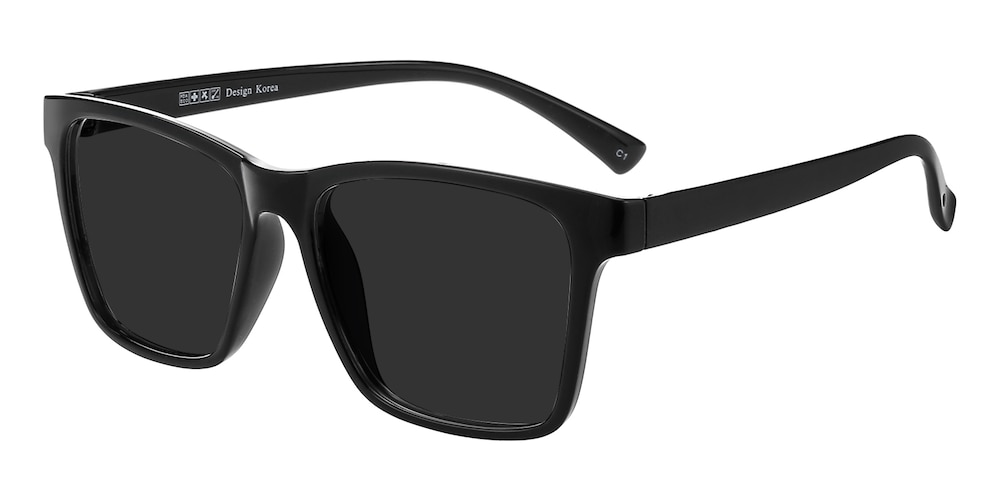 Spender Black Square TR90 Sunglasses