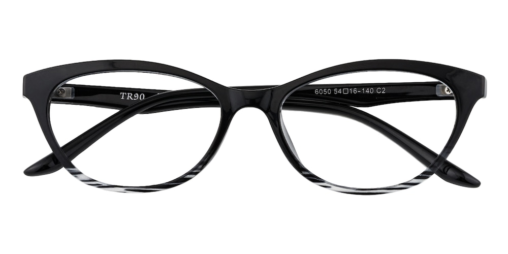 Corwins Black Cat Eye TR90 Eyeglasses