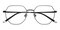 Hearst Black Polygon Titanium Eyeglasses