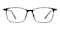 Yardy Tortoise Rectangle TR90 Eyeglasses