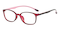 Ramy Red Oval TR90 Eyeglasses