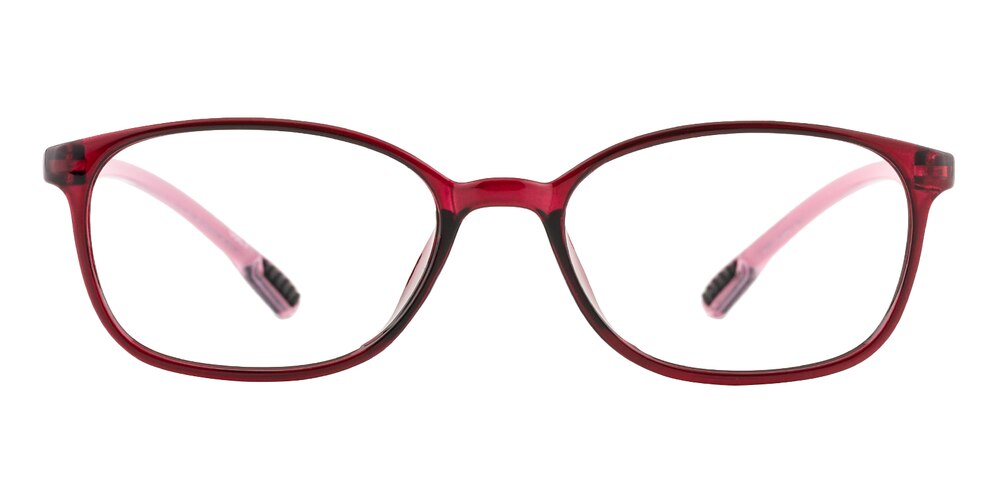Ramy Red Oval TR90 Eyeglasses