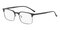 Robin Black/Gunmetal Rectangle TR90 Eyeglasses