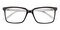 Shanks Black/Crystal Rectangle Acetate Eyeglasses