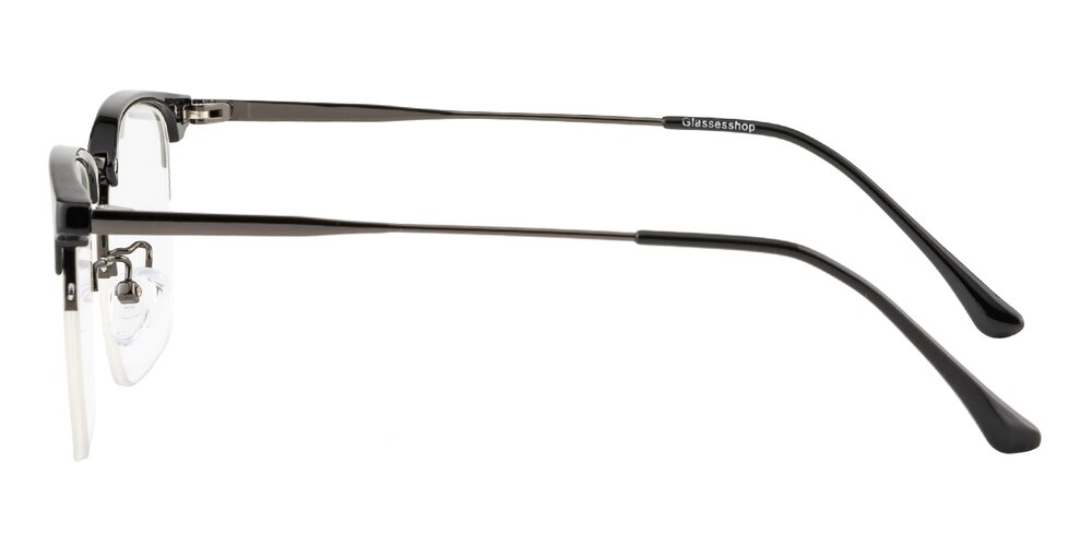 Marco Black/Gunmetal Browline TR90 Eyeglasses