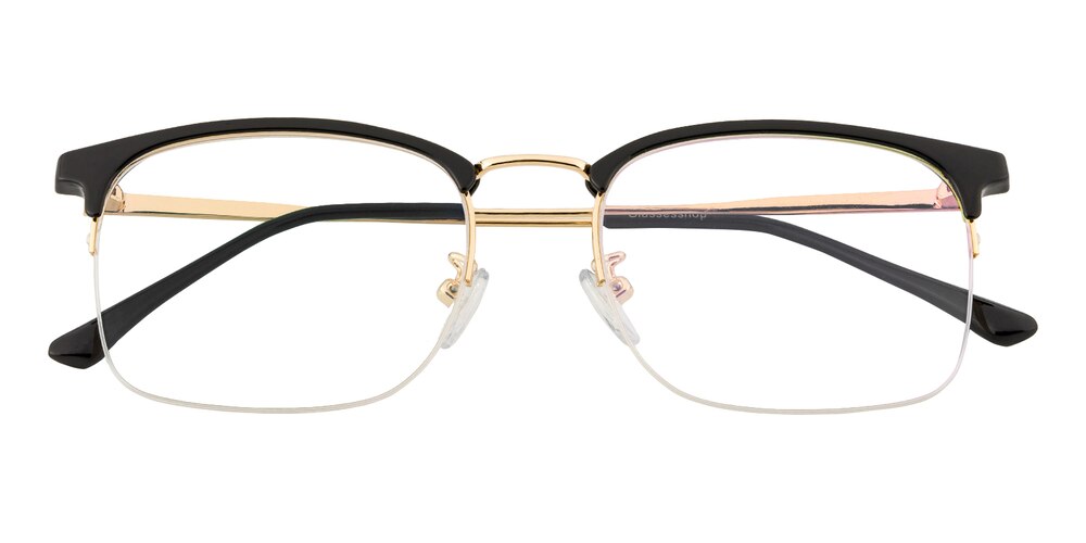 Marco Black/Golden Square TR90 Eyeglasses