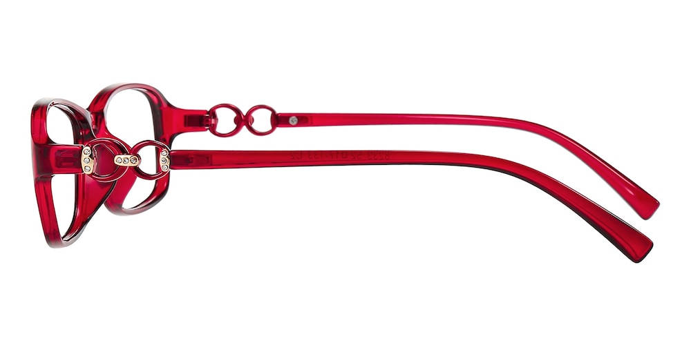 Yule Red Oval TR90 Eyeglasses