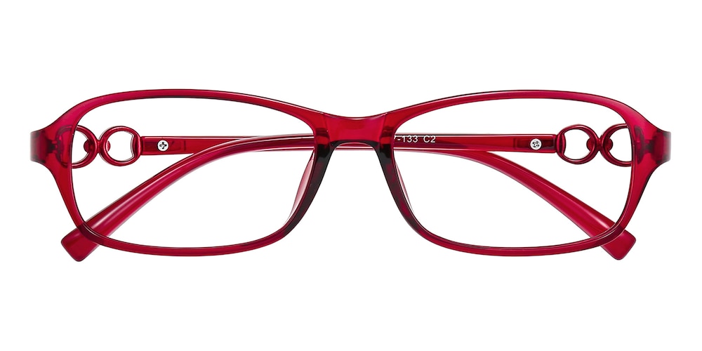 Yule Red Oval TR90 Eyeglasses